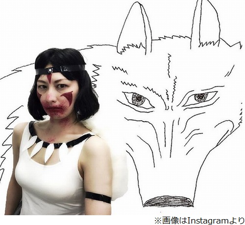 鳥居みゆきのもののけ姫コスに カッコいい ニコニコニュース