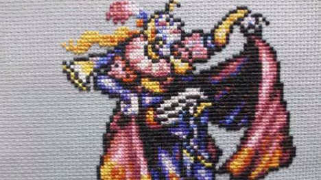 Ff6 のケフカをクロスステッチで縫ってみたら 千葉繁のセリフが聞こえてきそう ステッチ ステッチ ステッチ ニコニコニュース
