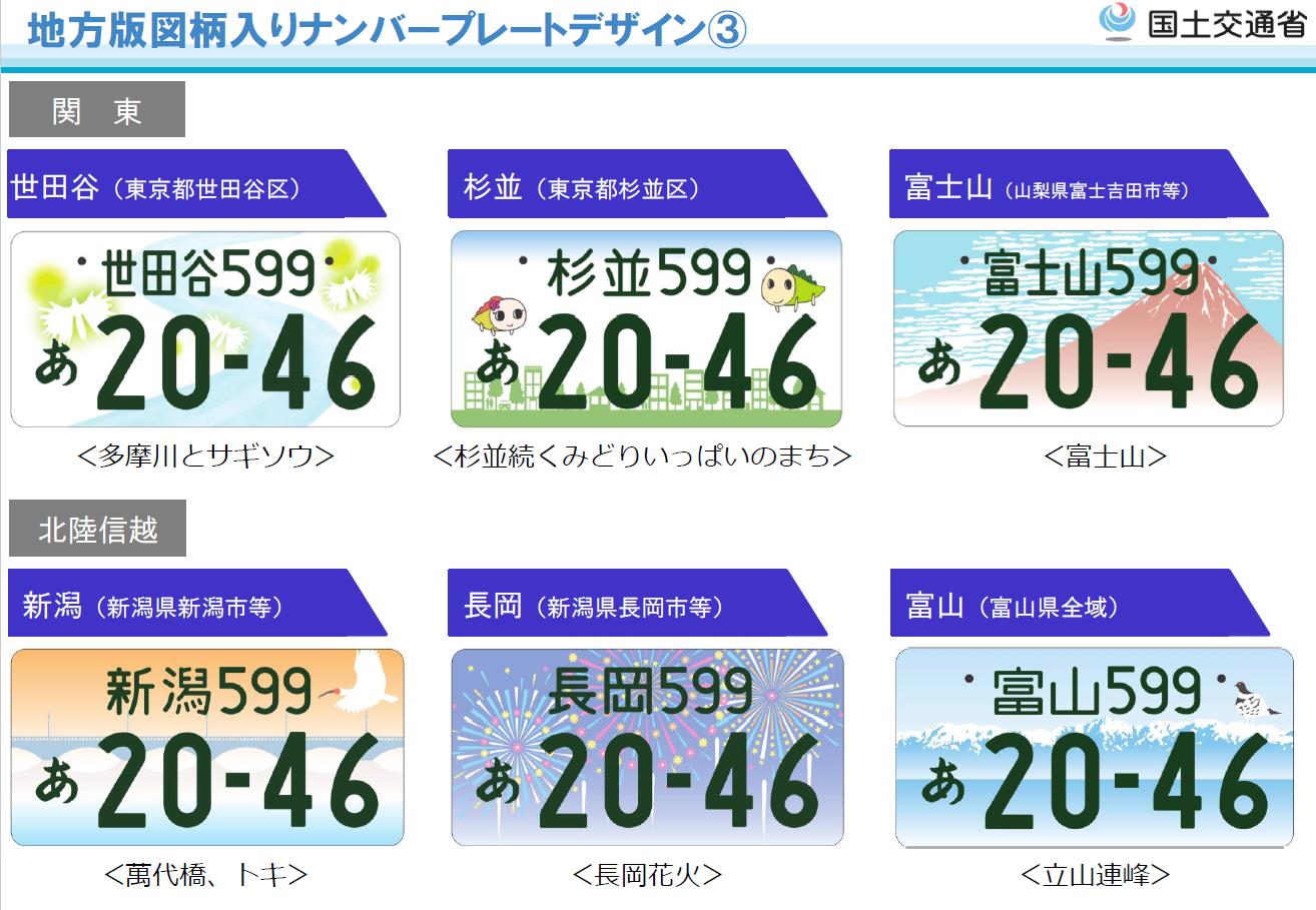 新ご当地ナンバー17地域 図柄入りナンバー41地域が発表 ナンバー最多は愛知県 東京都に ニコニコニュース