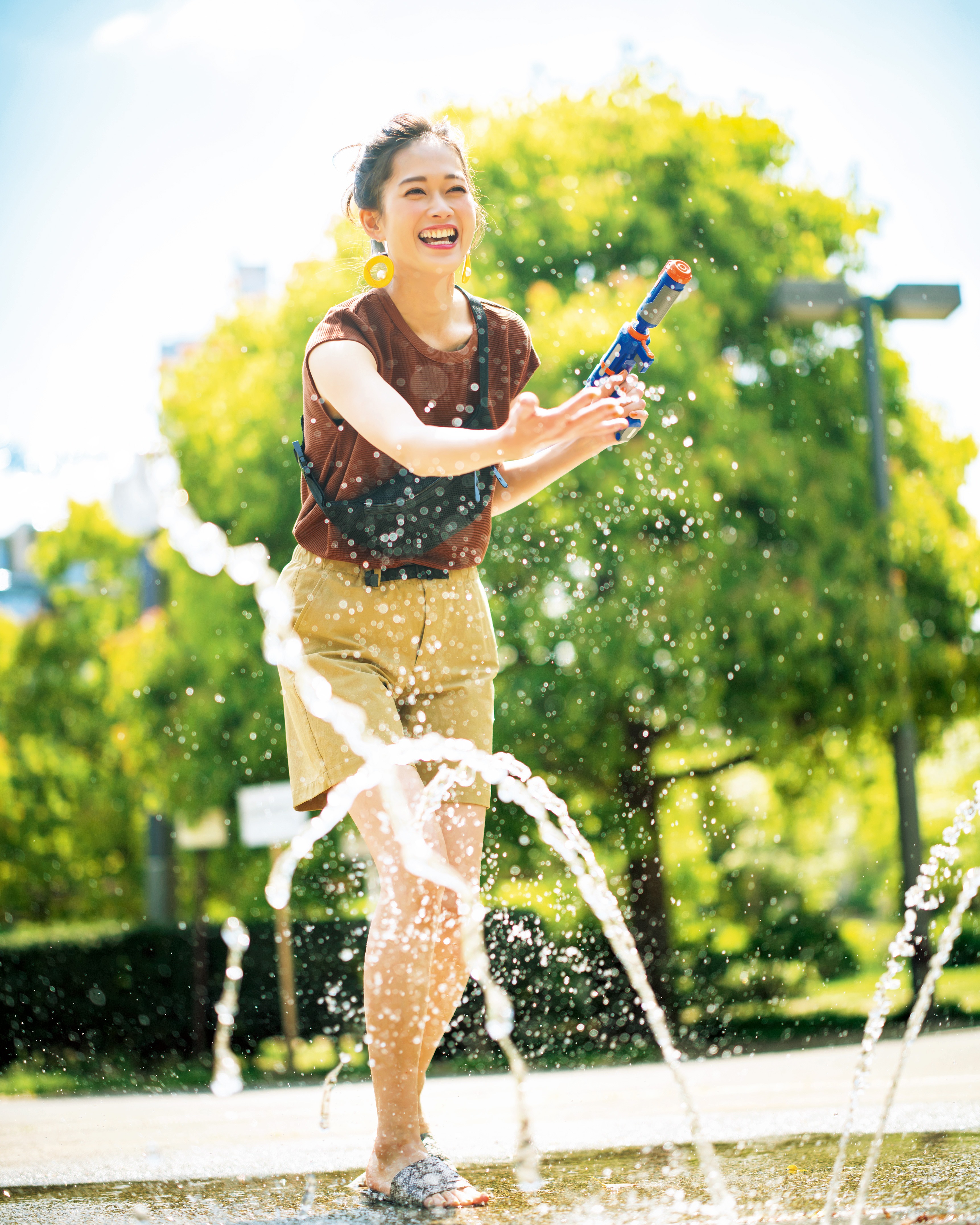 水遊びもへっちゃら ママのショーパンコーデ術 夏号ピックアップ ニコニコニュース