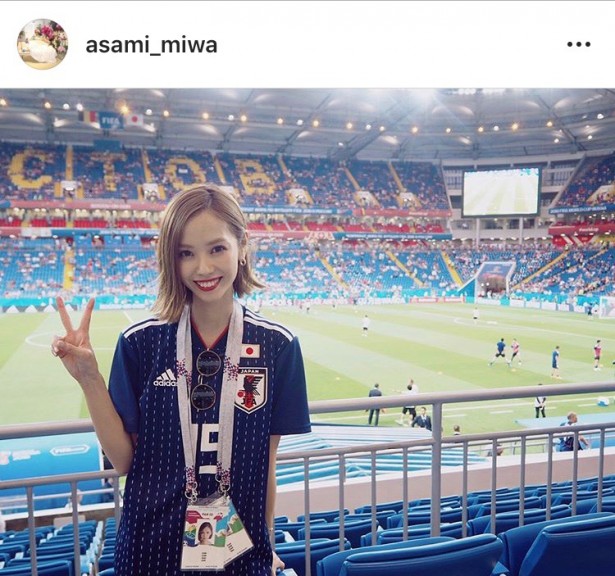 W杯 大迫勇也 美人モデル妻 三輪麻未 4年後へ向けて サポートしていきたい ニコニコニュース