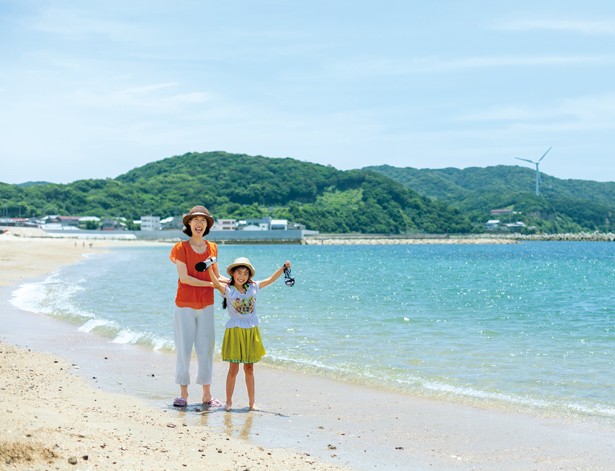 淡路島の最南端に位置する 阿万海岸海水浴場 でマリンブルーの海に感動 ニコニコニュース