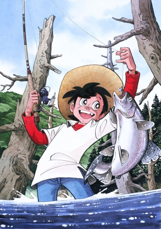 釣りキチ三平 矢口高雄版画展 大丸心斎橋店 ニコニコニュース