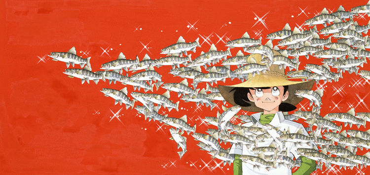 釣りキチ三平 矢口高雄の版画展が大阪で グッズ販売やサイン会も ニコニコニュース