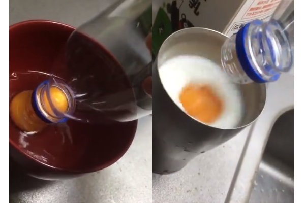ペットボトルで卵の黄身と白身を分ける方法が話題 失敗しない コツ を投稿者に聞いてみた ニコニコニュース