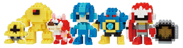 ロックマン の人気キャラたちが世界最小級ブロックnanoblockになって登場 ニコニコニュース