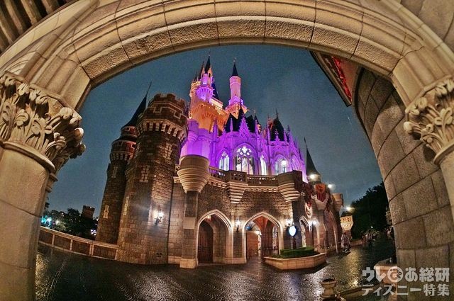 魚眼レンズで楽しむ ディズニー ハロウィーン の東京ディズニーリゾートの風景 ニコニコニュース