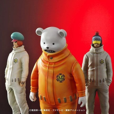 ワンピースアーカイブコレクションの最新弾はトラファルガー ローが船長を務める ハートの海賊団 から ベポ シャチ ペン ニコニコニュース