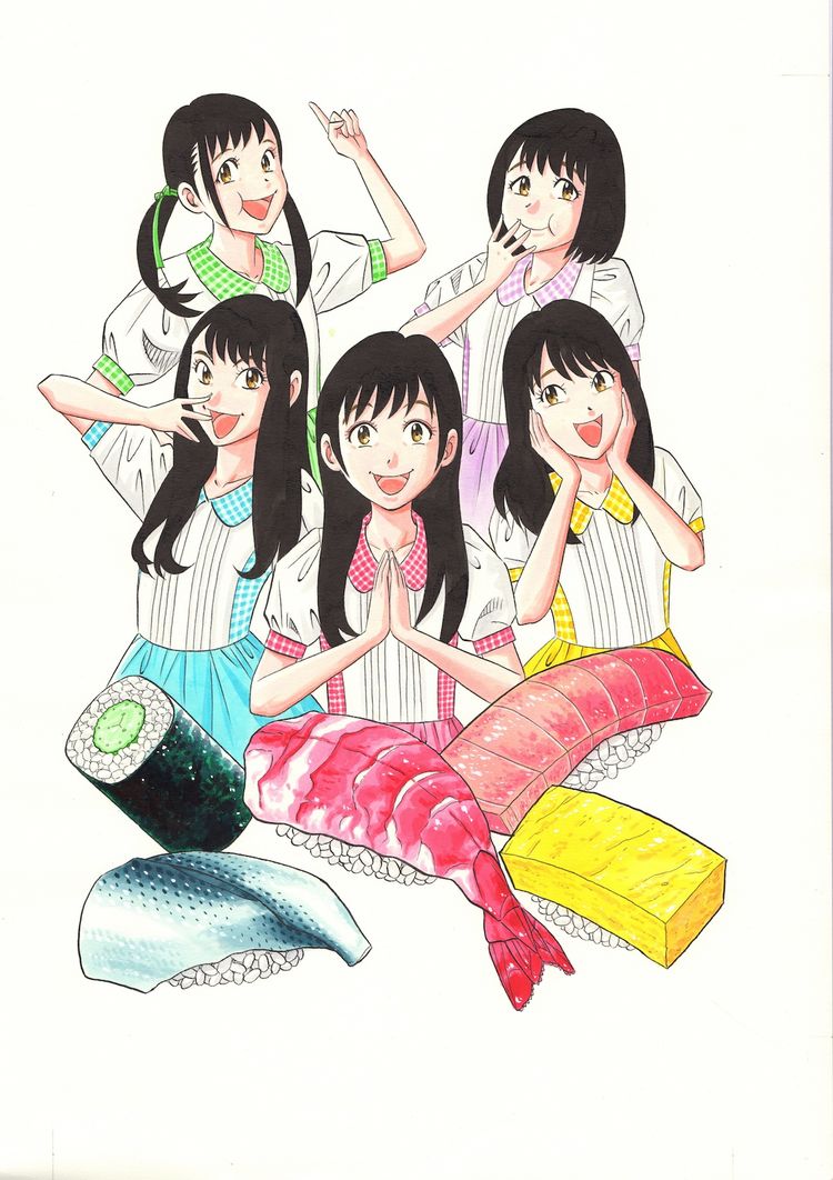 将太の寿司 の寺沢大介 神宿のtシャツ メンバーカラーの寿司もデザイン ニコニコニュース