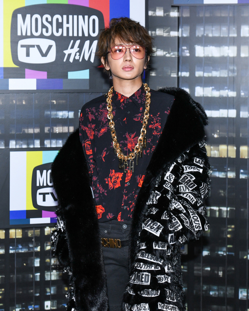 Nissy a西島隆弘 Nyで行われた Moschino Tv H M のファッションショーに初登場 ニコニコニュース