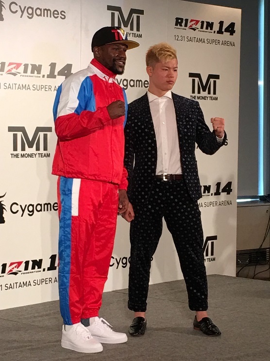 Cygames Presents Rizin 14 にボクシング界の レジェンド メイウェザーが参戦 ニコニコニュース