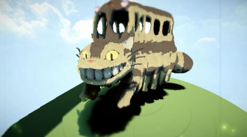 行き先は 巨大なネコバス を マイクラ で作り上げた猛者現る ニコニコニュース