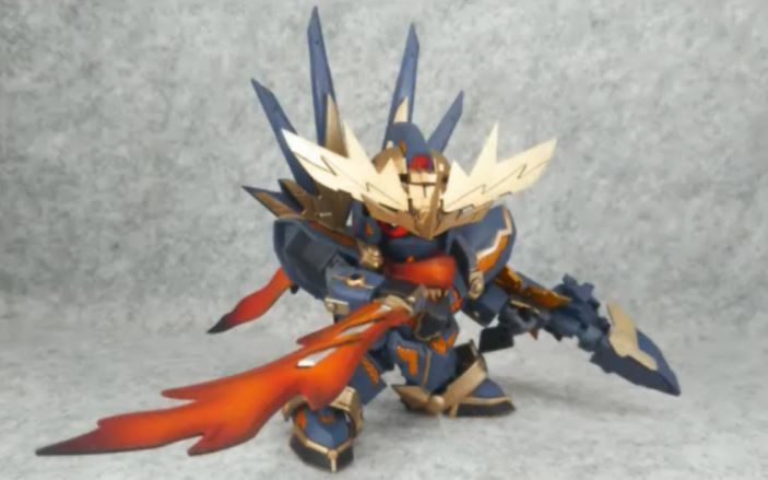 ガンダムビルドダイバーズ Rx 零丸 ライバル機 バンシィ 風に改造されてしまう Sdベースに獅子モチーフが 零丸 ニコニコニュース