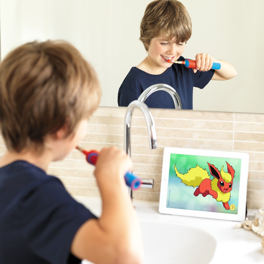 ポケモンと一緒に楽しく歯磨き ブラウンオーラルbから初の子ども向け電動歯ブラシ ニコニコニュース