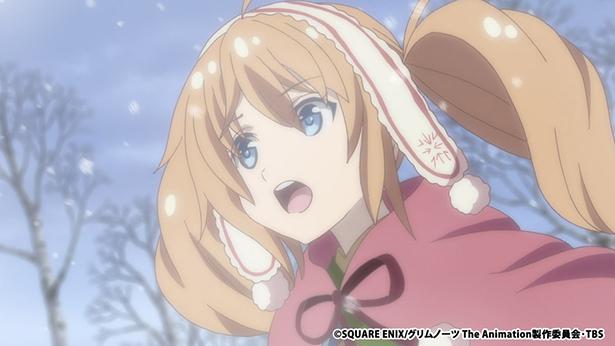 グリムノーツ The Animation 第7話の先行カットが到着 想区で行き倒れていた少女ゲルダを発見し ニコニコニュース
