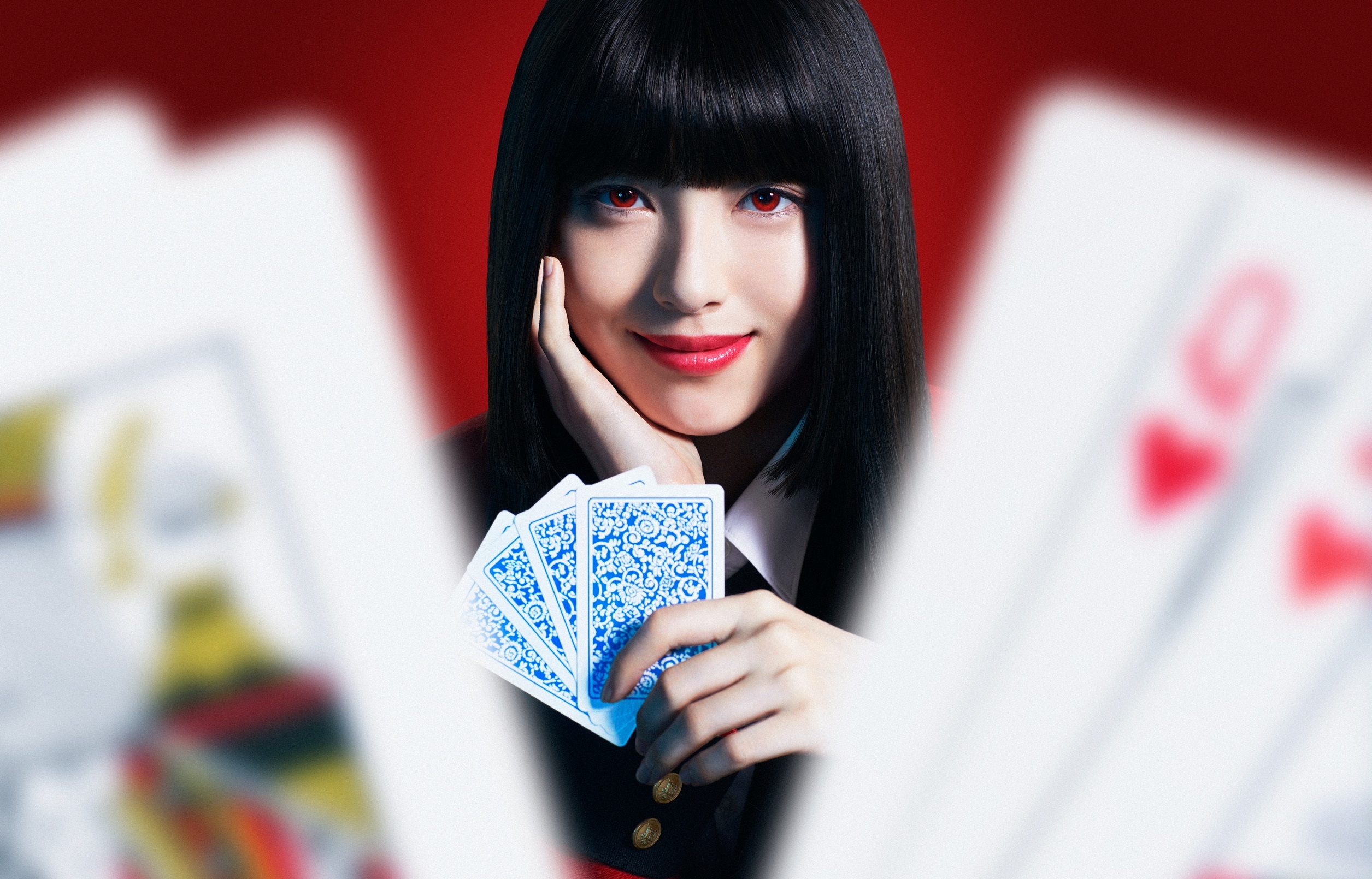 浜辺美波がハイテンションからの メッ 映画 賭ケグルイ 本予告で池田エライザ 高杉真宙ら若手俳優たちが激突 ニコニコニュース