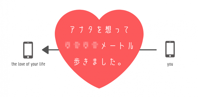 パートナーのことが好きすぎる 歩いた距離で愛情表現をするアプリ 愛してるの言葉じゃ足りないくらいに君が好きなので歩く ニコニコニュース