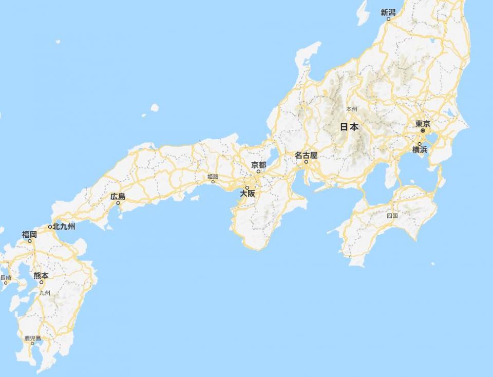 四国を 関東 へ移動させてみたら 四国民の理想 具現化した日本地図がおもしろい ニコニコニュース