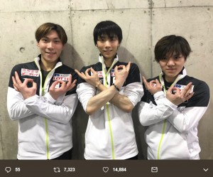 羽生結弦 まさかの 埼玉ポーズ にファン 腕の筋肉まで美しい ニコニコニュース