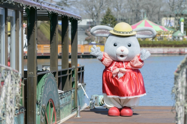 もふもふ うさぎ が 園内各所に 3月16日 土 4月26日 金 の期間中 りんどう湖 花咲くイースターフェスタ2 ニコニコニュース