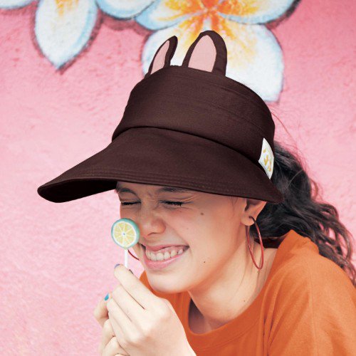 チップ デールにプルート ベルメゾン ディズニー 耳つきサンバイザー ニコニコニュース