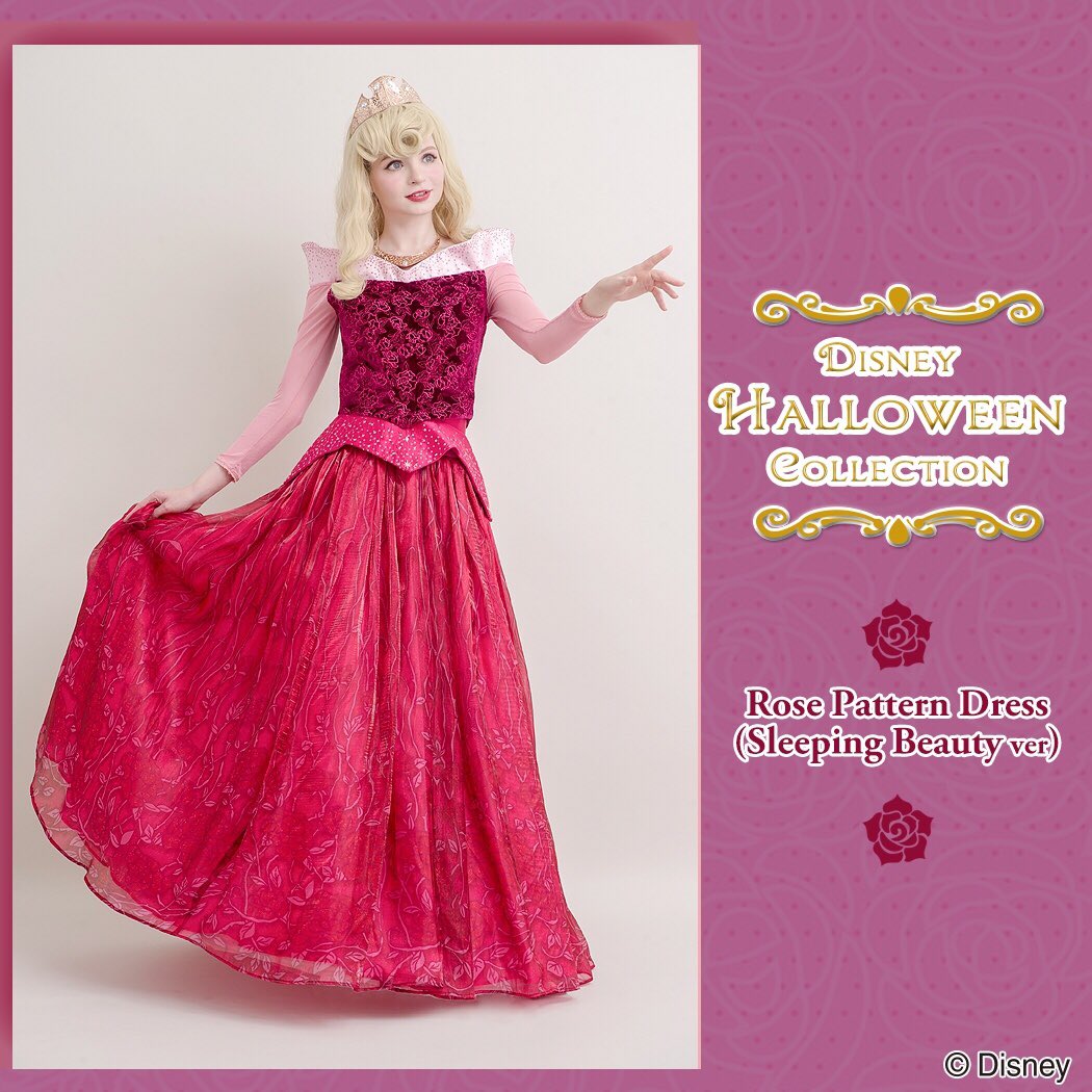 オーロラ姫の薔薇柄セパレートドレス シークレットハニー Disney Halloween Collection ニコニコニュース