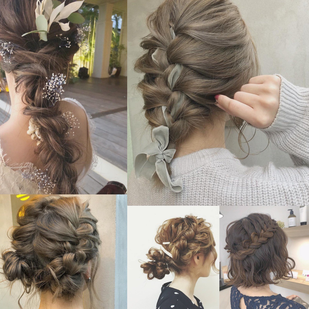 大人かわいい髪型は編み込みで決まり 長さ別おすすめヘアアレンジ特集 ニコニコニュース