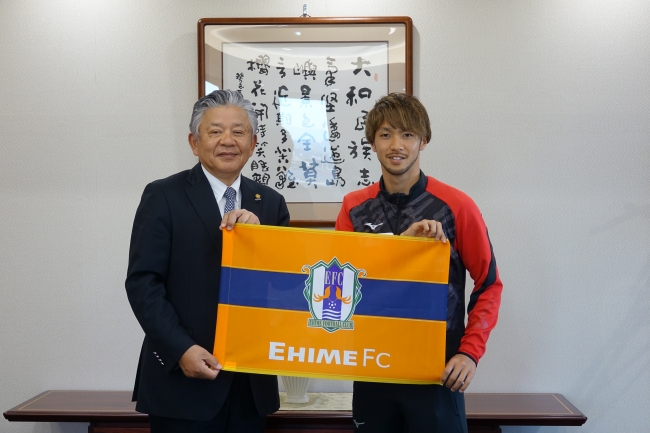 三浦工業株式会社 愛媛fc 神谷優太選手がご来社 ニコニコニュース