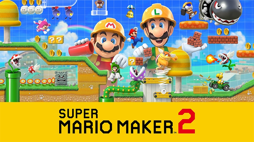 スーパーマリオメーカー2 の発売日が6月28日に決定 Nintendo Switchでさらに自由なマリオが制作可能に ニコニコニュース