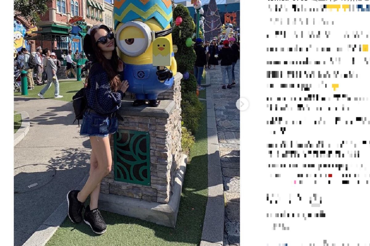 板野友美 ショートパンツ姿でusjに出没 一緒にいた相手は ニコニコニュース