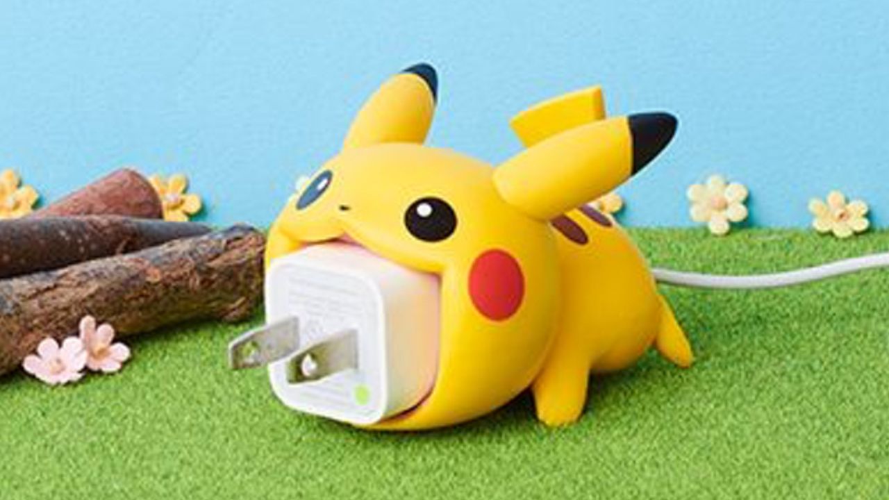 ポケモン ガブッと咥えて断線を防止 ケーブルバイトのビッグサイズにピカチュウが新登場 ニコニコニュース