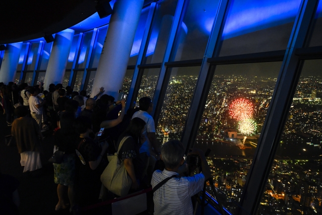 東京スカイツリー R の隅田川花火大会特別営業 ニコニコニュース