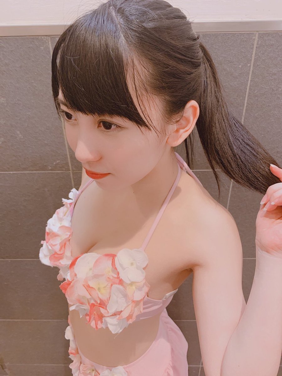 ポニーテールより気になる はっぴっぴ 髙木由莉愛 斜め上アングルのビキニショットでファンを魅了 生きてて良かった し ニコニコニュース