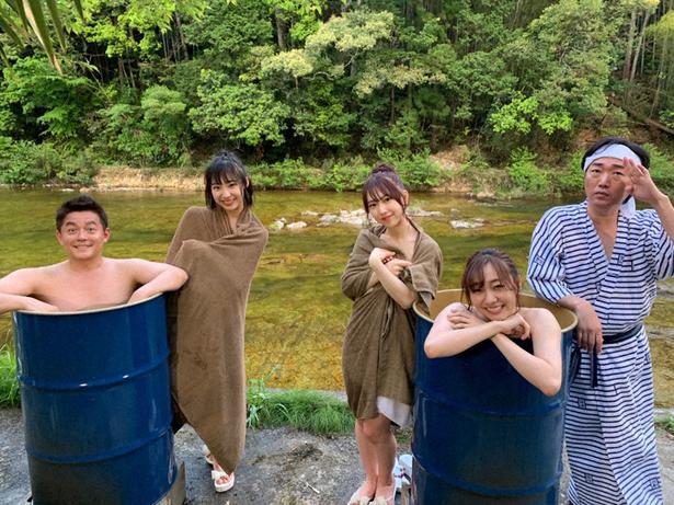 動画10万回再生のご褒美でske48 日高優月 熊崎晴香らが温泉へ バスタオル姿でのコメント動画も公開中 ニコニコニュース
