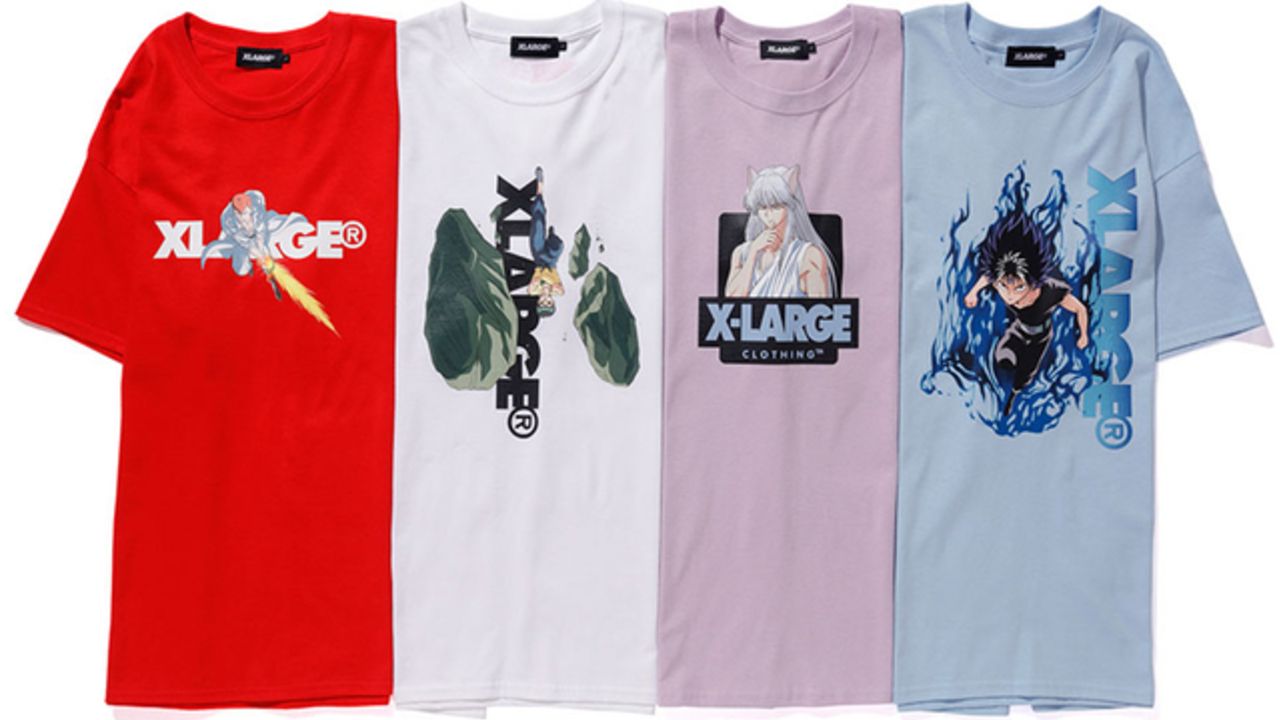 幽 遊 白書 がストリート系ブランド Xlarge とコラボ 1枚でキマるtシャツ 開襟シャツが販売開始 ニコニコニュース