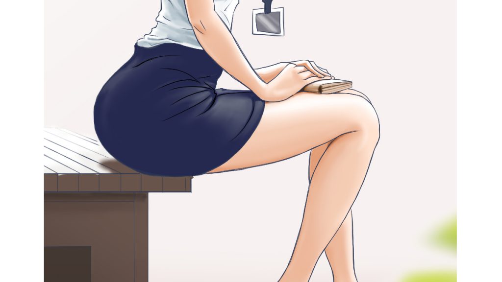 これ以上見つめちゃダメですよ タイトスカート女子 のイラスト集 ニコニコニュース