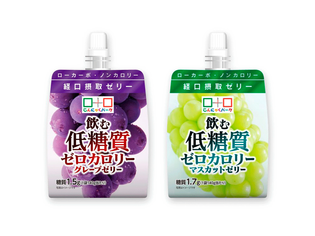 飲む低糖質ゼロカロリーゼリー ぶどう マスカット新発売 ニコニコニュース