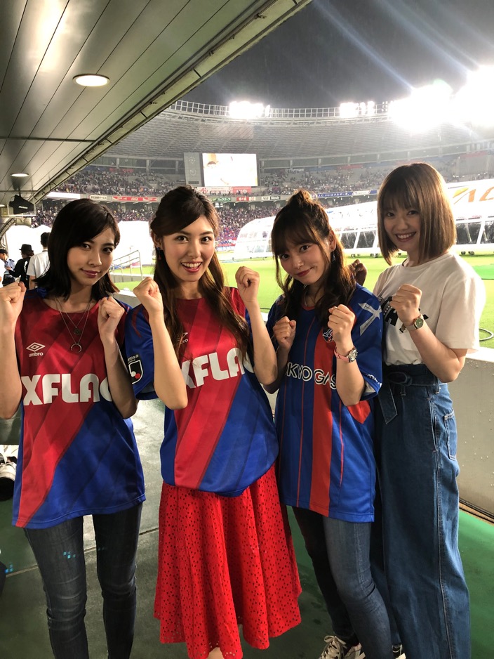 美女4人が歌うfc東京の応援歌 サマーライオン の歌唱動画が 公開後わずか1日で10万再生を突破し話題に ニコニコニュース