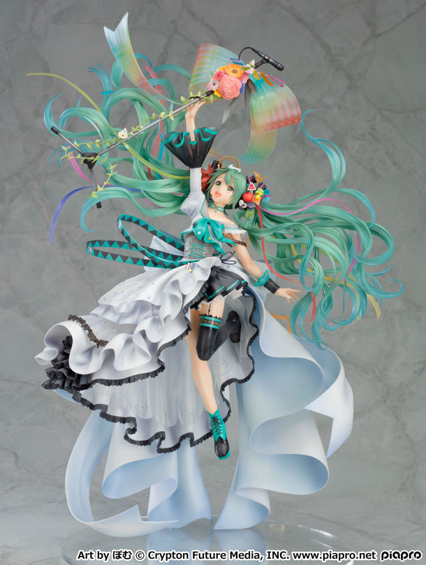 初音ミク イラストコンテスト 大賞作品をフィギュア化 初音ミク Memorial Dress ニコニコニュース