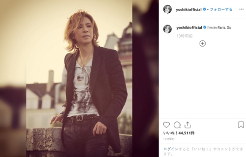 サングラスを外したyoshiki 哀愁感漂う姿が好評 かっこいい ニコニコニュース