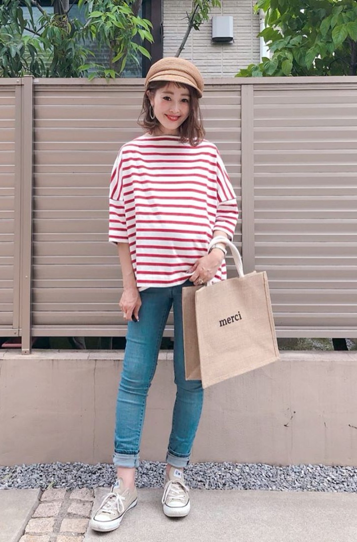 夏のマタニティーコーデ特集 おしゃれなプレママたちの着こなしチェック ニコニコニュース