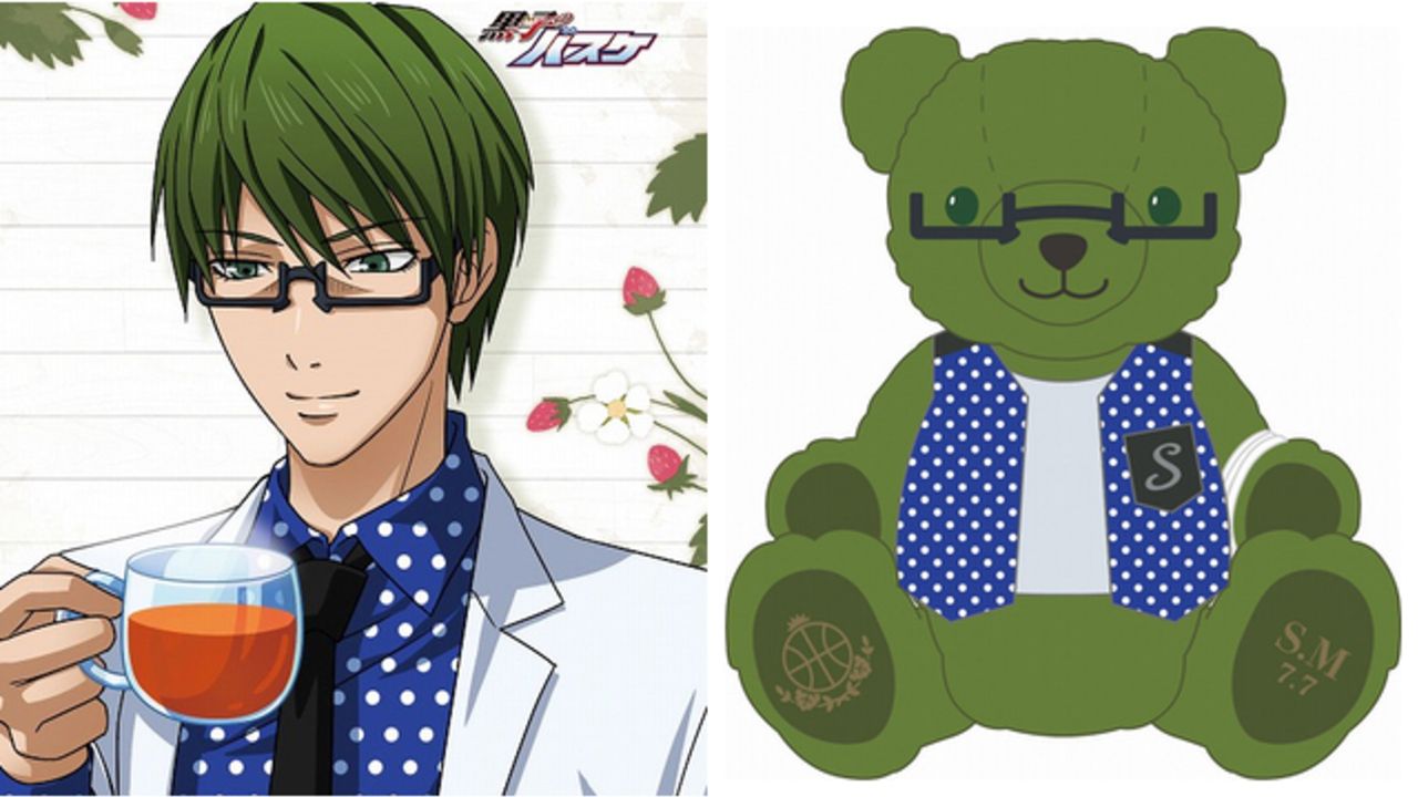 黒子のバスケ 苺をテーマに描き下ろし ベア ブレスレット アクスタなど緑間真太郎のグッズ6点セット商品が発売 ニコニコニュース