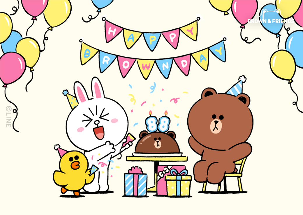 ブラウンのお誕生日をお祝い Line Friends Flagship Store In Harajuku 19 ニコニコニュース