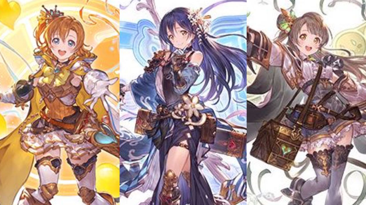 グラブル ｘ ラブライブ 美麗なコラボイラスト公開 M S全員が登場するイベント ソラノトビラ 8月12日より開催 ニコニコニュース