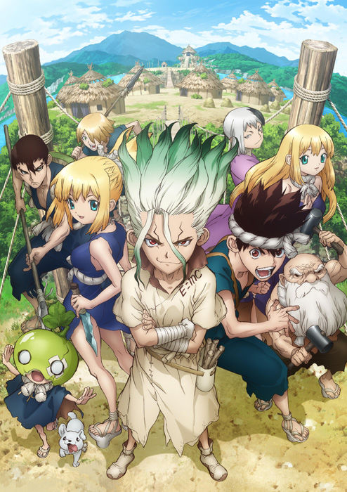 ドクターストーン Dr.STONE 複製原稿 複製原画 千空 クロム コハクの+