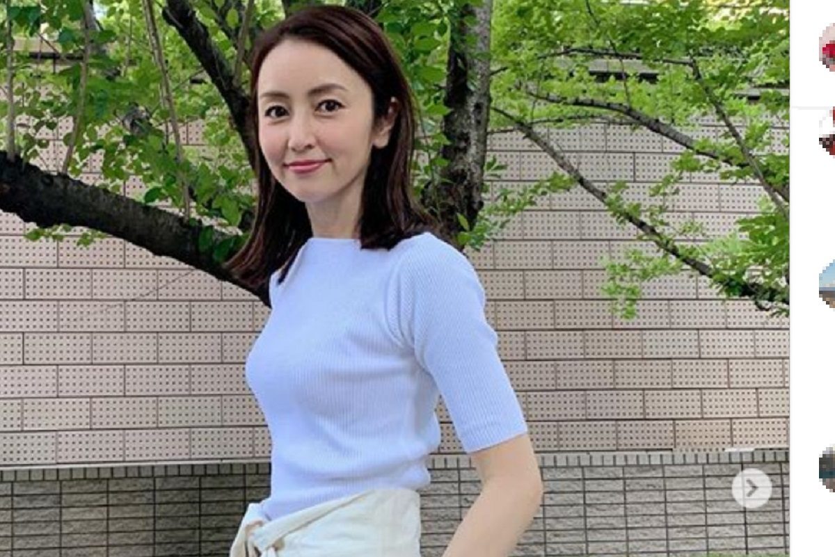 矢田亜希子のぴったりニットに横から注目 「スタイル良すぎ！」 ニコニコニュース
