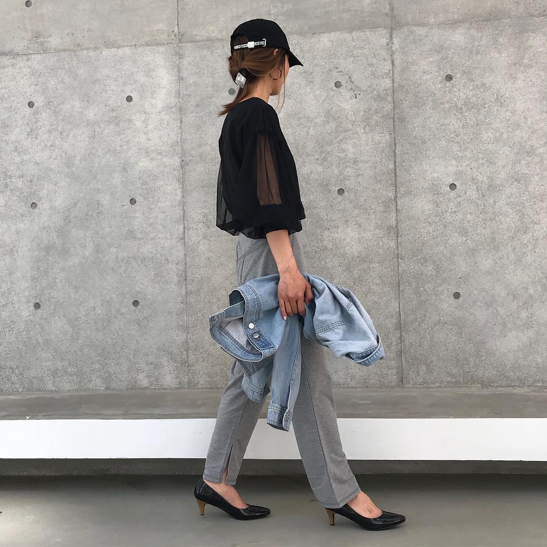 スウェットパンツが使える おしゃれなレディースコーデ集 ニコニコニュース