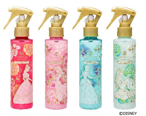 ベル ラプンツェル シンデレラ アリエル ヴィーナススパ カプセルヘアフレグランス ディズニープリンセス ニコニコニュース