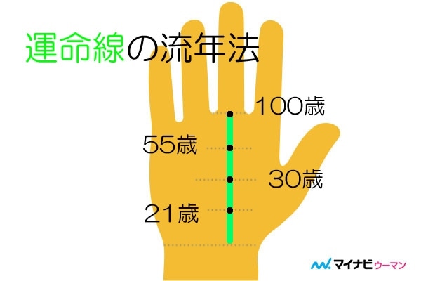 大人になると現れる手相 運命線 の見方 ニコニコニュース