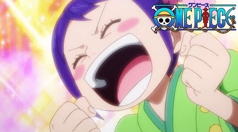 お玉は初めて食べたおしるこに感激 Tvアニメ ワンピース 第900話予告カット あらすじを紹介 ニコニコニュース